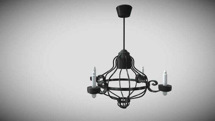 3D Chandelier 3D Model