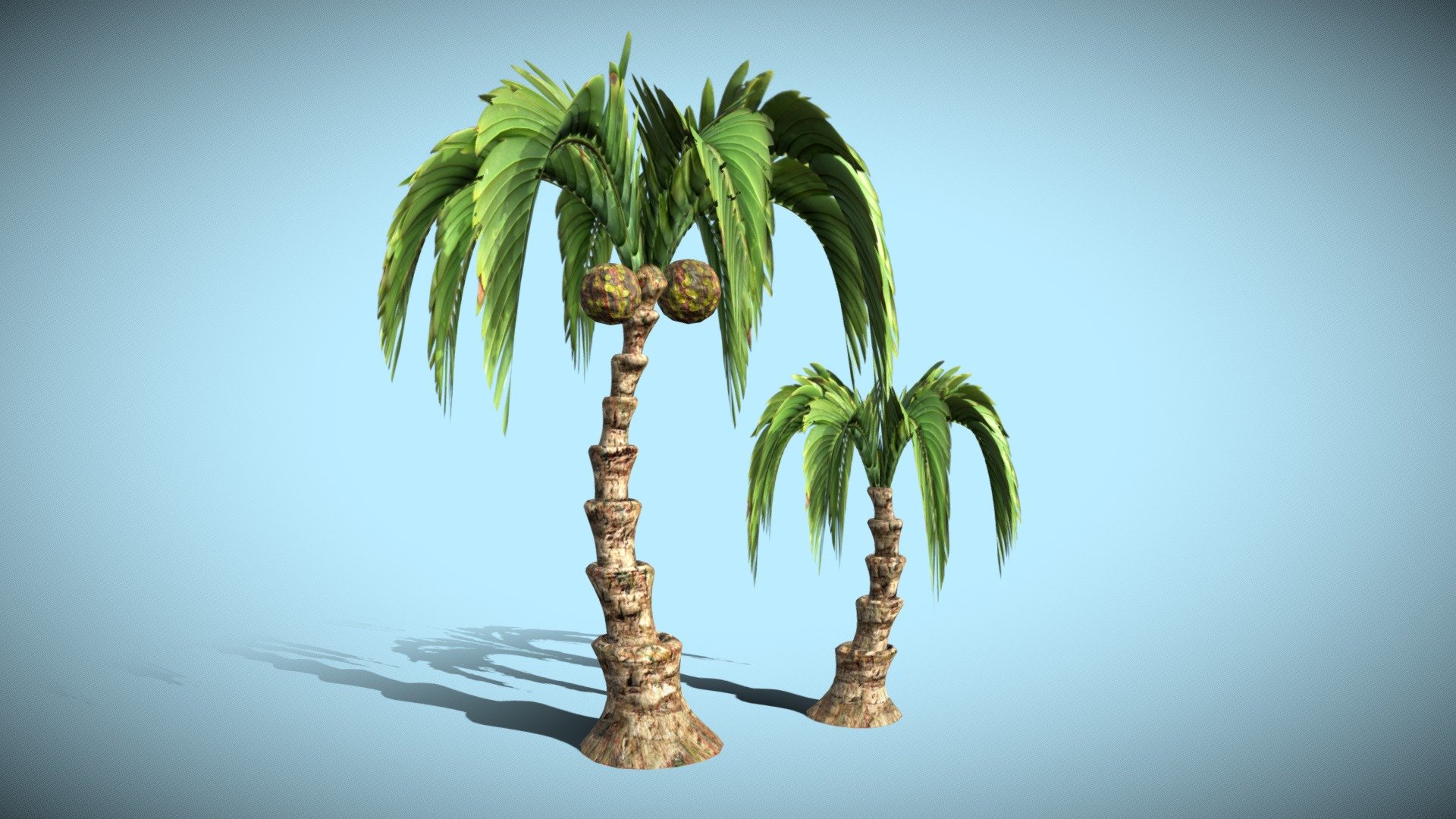 Palm Trees - Buy Royalty Free 3D model by Pingo (@pingotinto) [95d0b03 ...