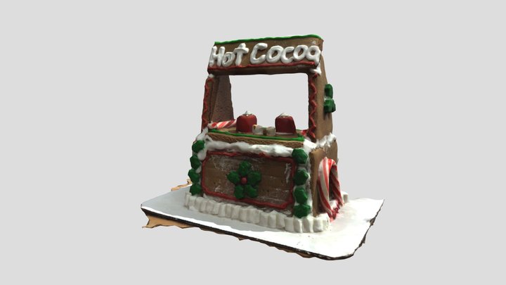 Gingerbread House 3 3D Model