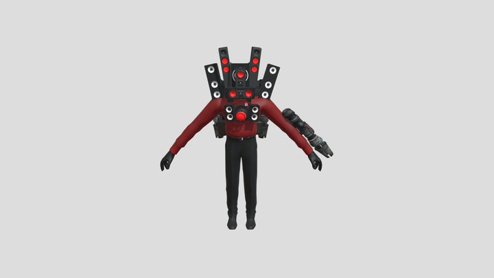 Speaker Titan 3D Model