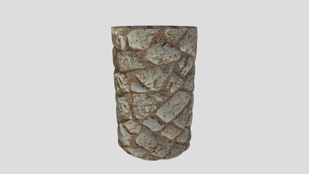 Stone Cylinder Post Pillar Quartz