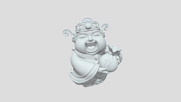 God of wealth_01 3D Model