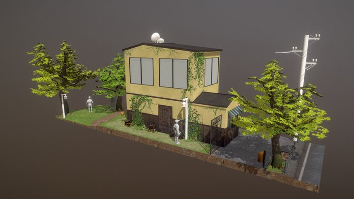 Tokyo - WIP Rowhomes 3D Model