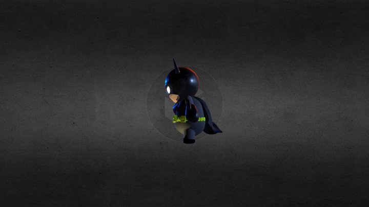 batman toon 3D Model