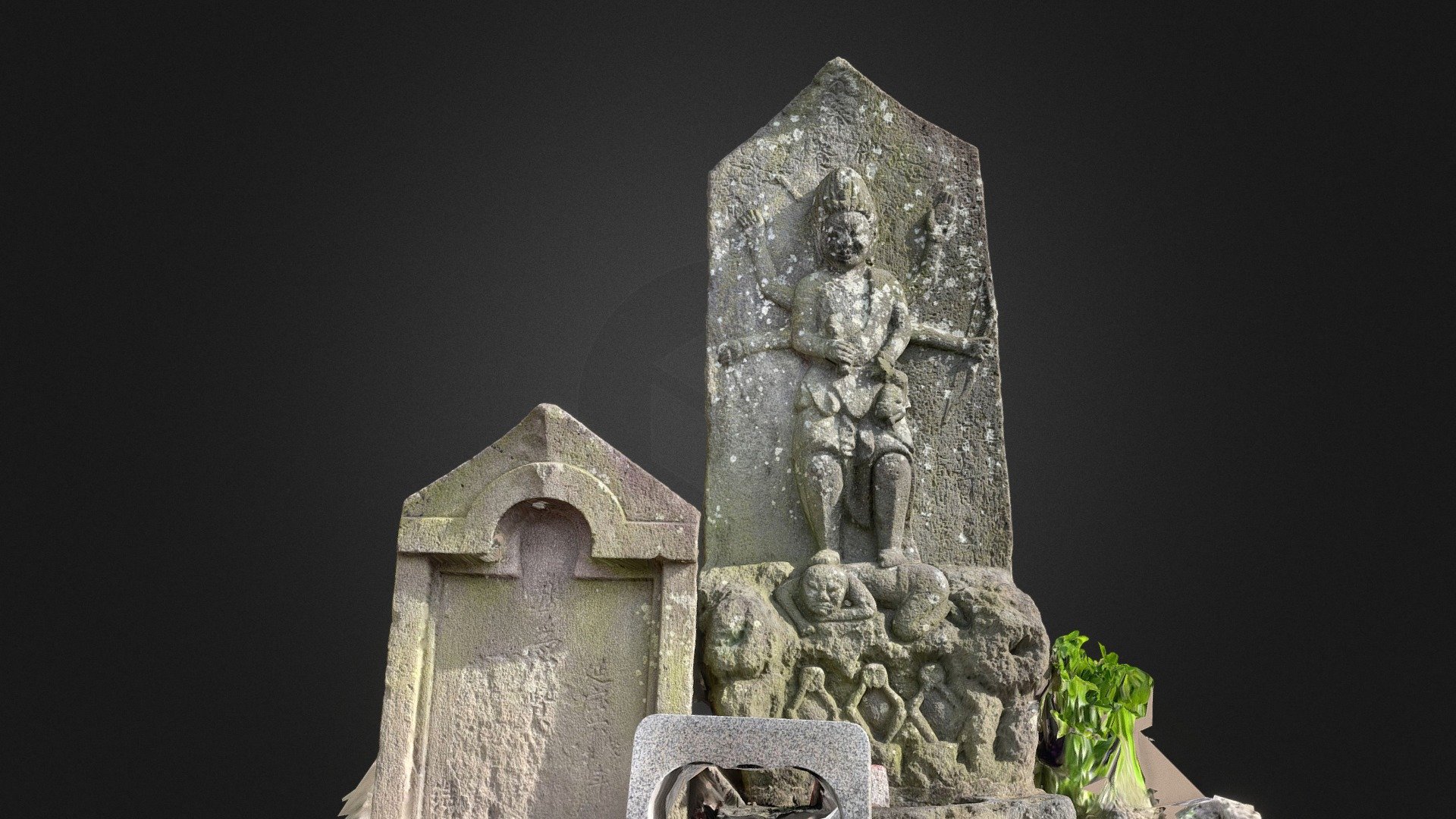 青面金剛像（東京都江戸川区北小岩3丁目23番11号　宝林寺）