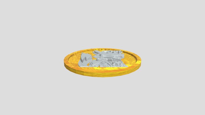 Coin Test Musk4 3D Model