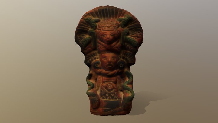 Reproduction d'une statuette précolombienne 3D Model