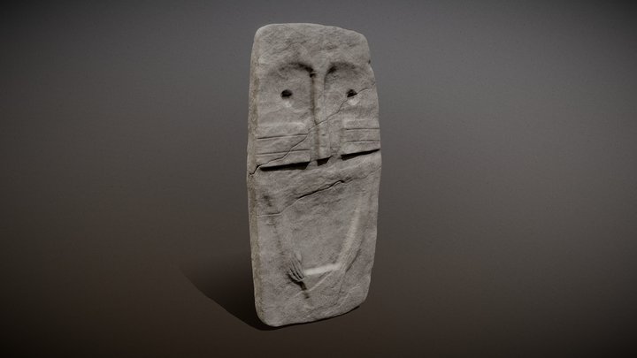 Ídolo de placa de Guadancil 1 (V 2.0) 3D Model