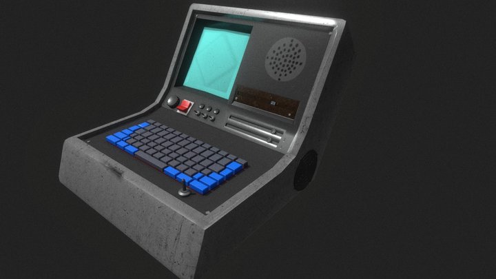 Retro_ Computer 3D Model