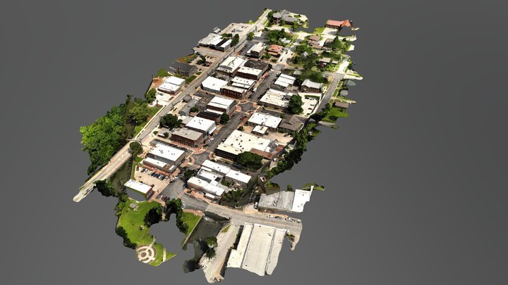 Siloam Springs Downtown 3D Model