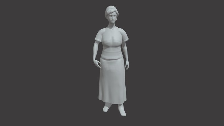 Women_Soviet 3D Model