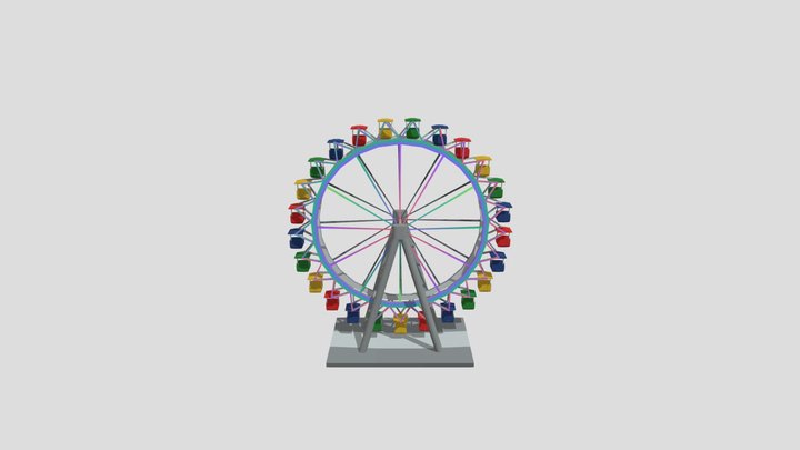 Roda Gigante - Ferris wheel 3D Model