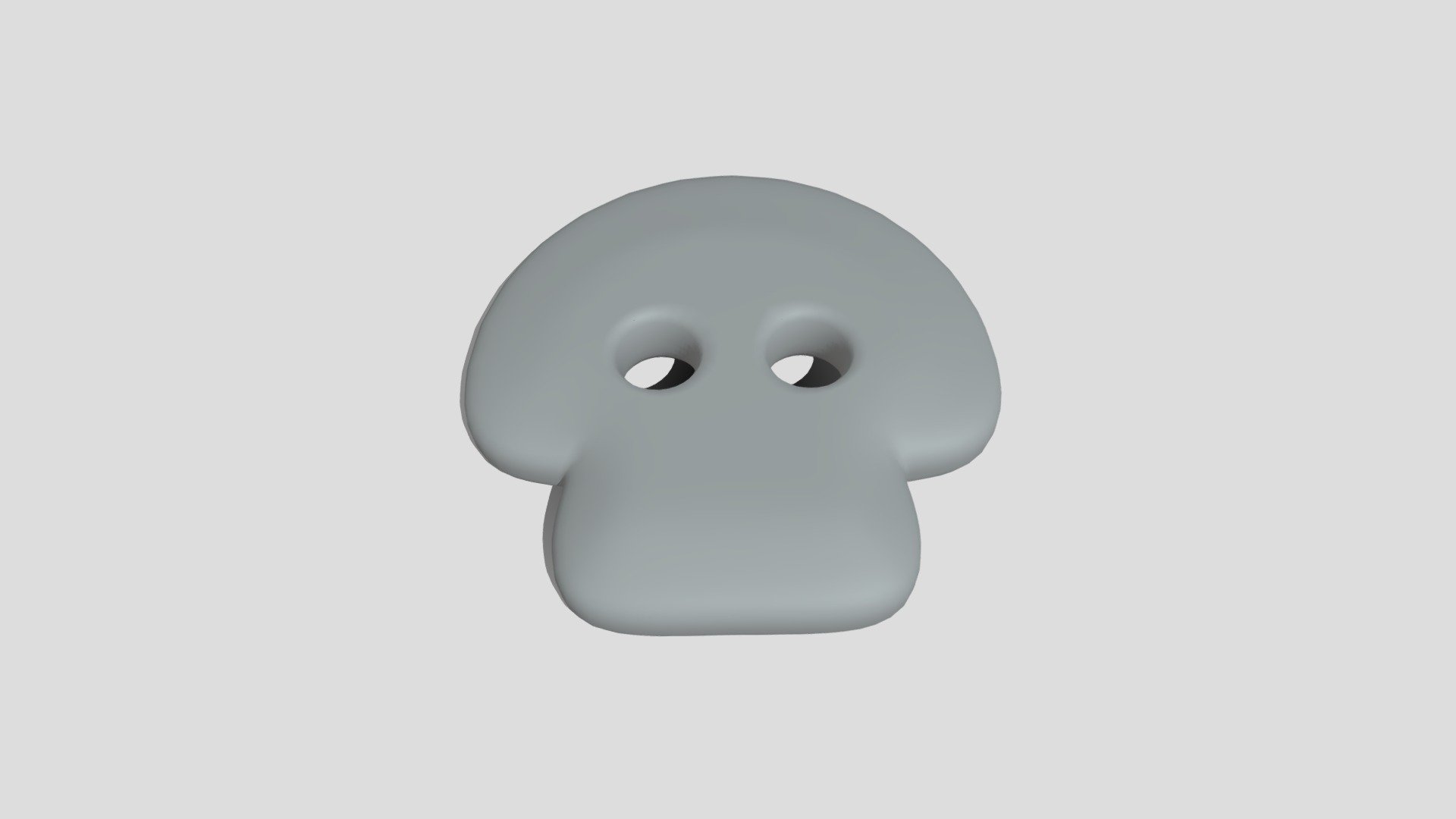 Sewing Button 004 - Mushroom - 1,5cm 2 Holes