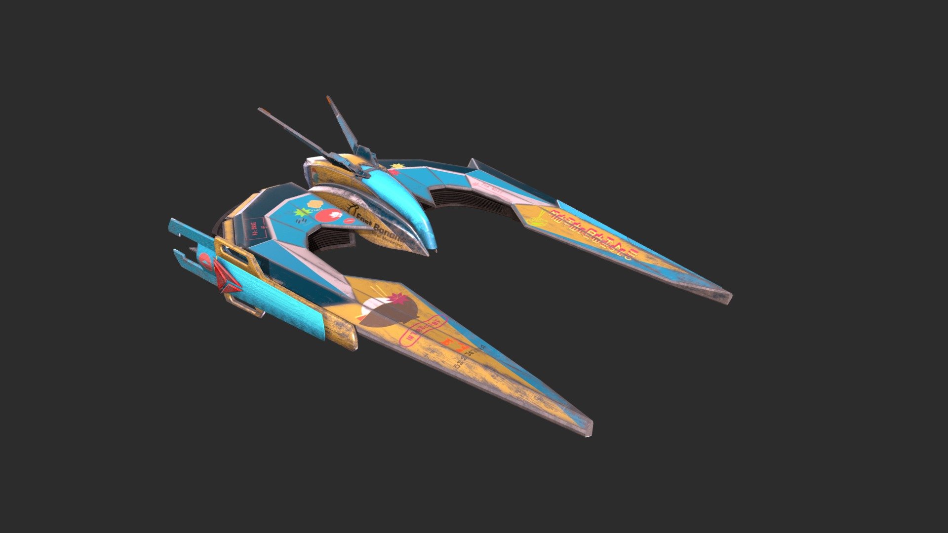 Space Racer - Quick - 3D model by KristinNay [95db3a7] - Sketchfab