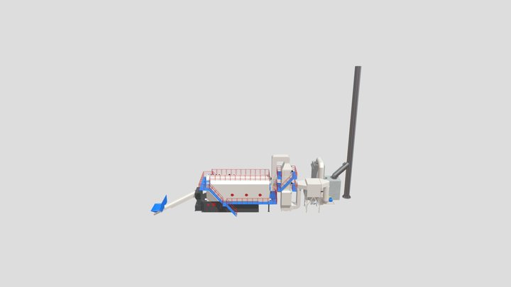 LÒ HƠI GHI XÍCH HUSTECH 3D Model