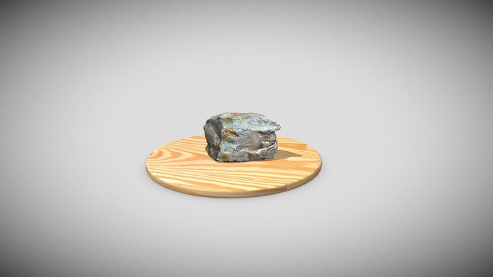 Green Rock Scan (RAW scan) 3D Model