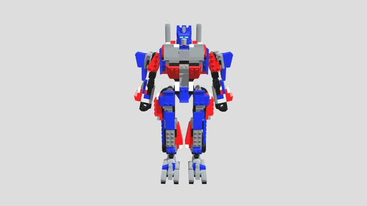 Kre-O Set 30689 Transformers Optimus Prime 3D Model