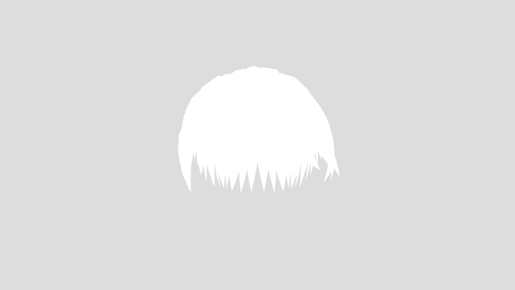 Male Side Swept Hair Anime Cartoon Style
