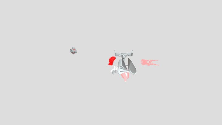Red Commander Tv 3D Model