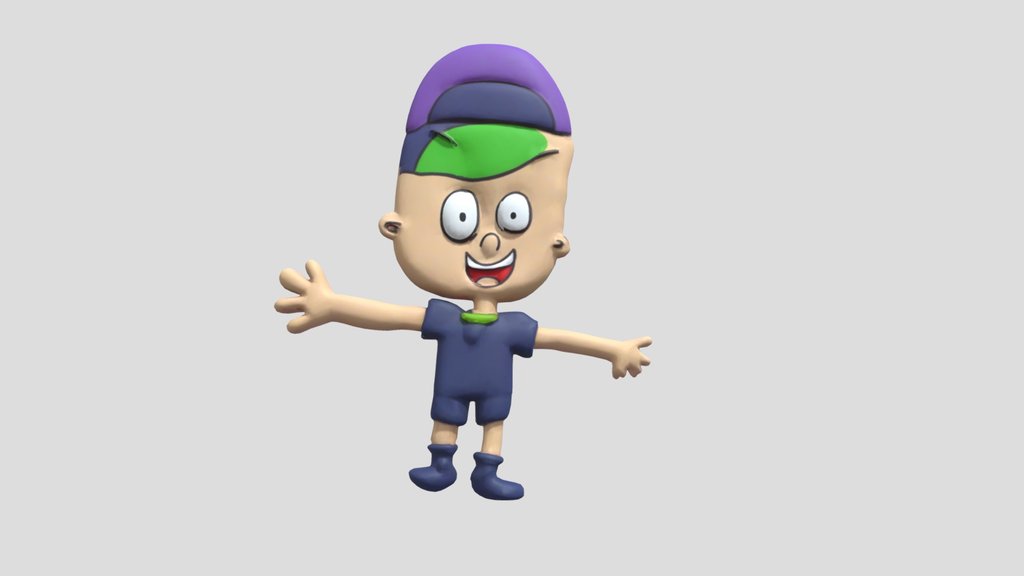 caillou neighbor rigged