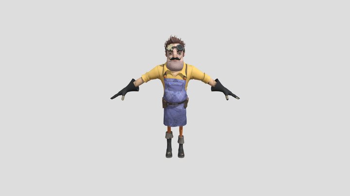 Hello Engineer- Engineer Theodore Peterson 3D Model