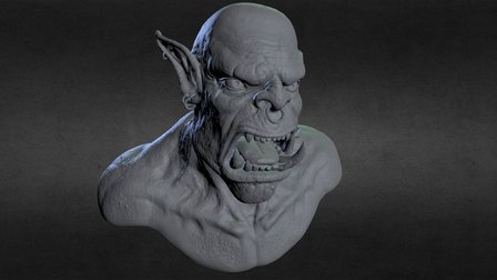 Warcraft Orc 3D Model