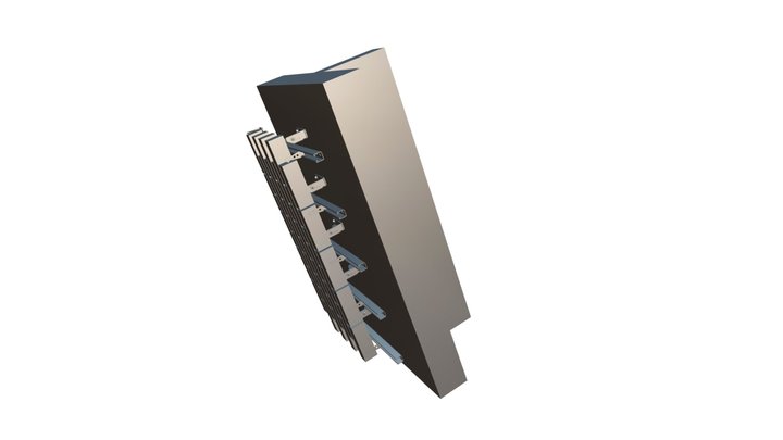 КС-8 (Сборка Кирпич 85 закладные) 3D Model