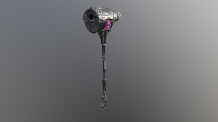 Rwby magnhild (hammer) 3D Model