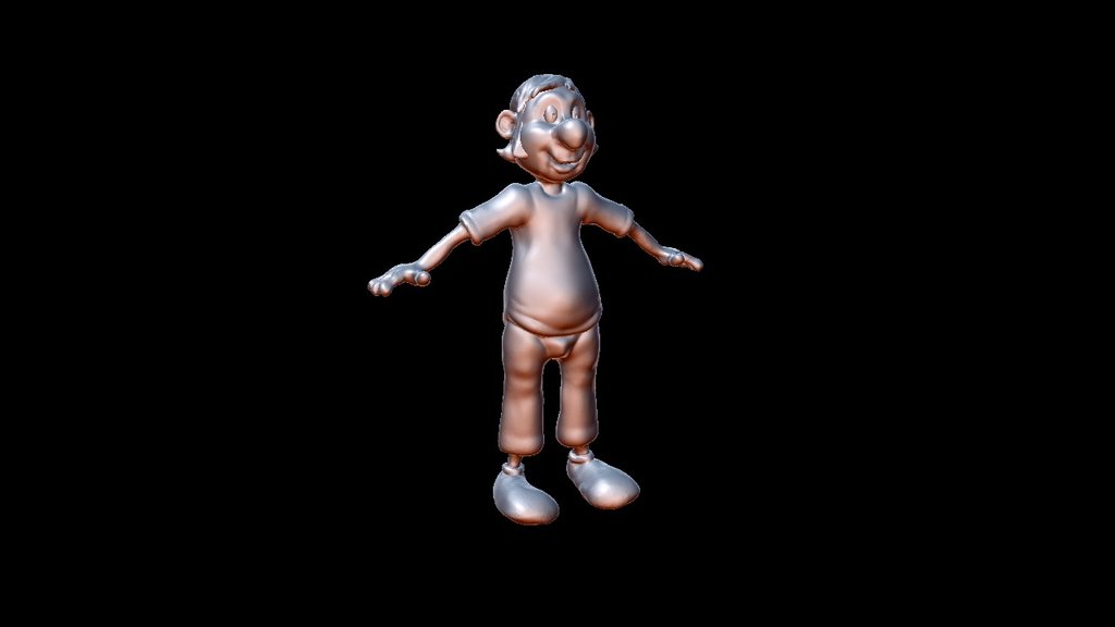 Cartoon character - 3D model by quollism [95dea91] - Sketchfab