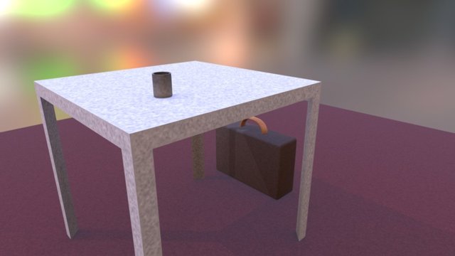The mysterious suitcase 3D Model