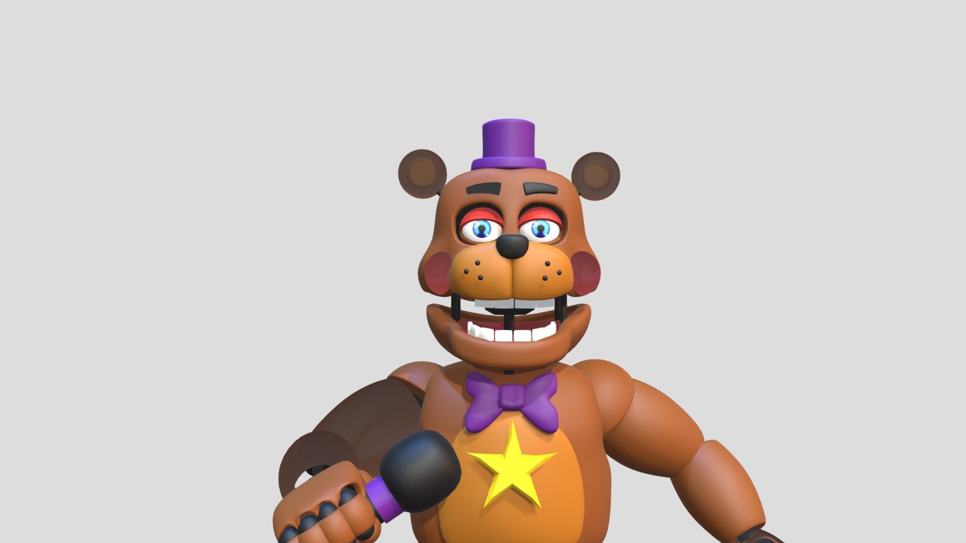 Rockstar Freddy - Download Free 3D model by MrSpringMen