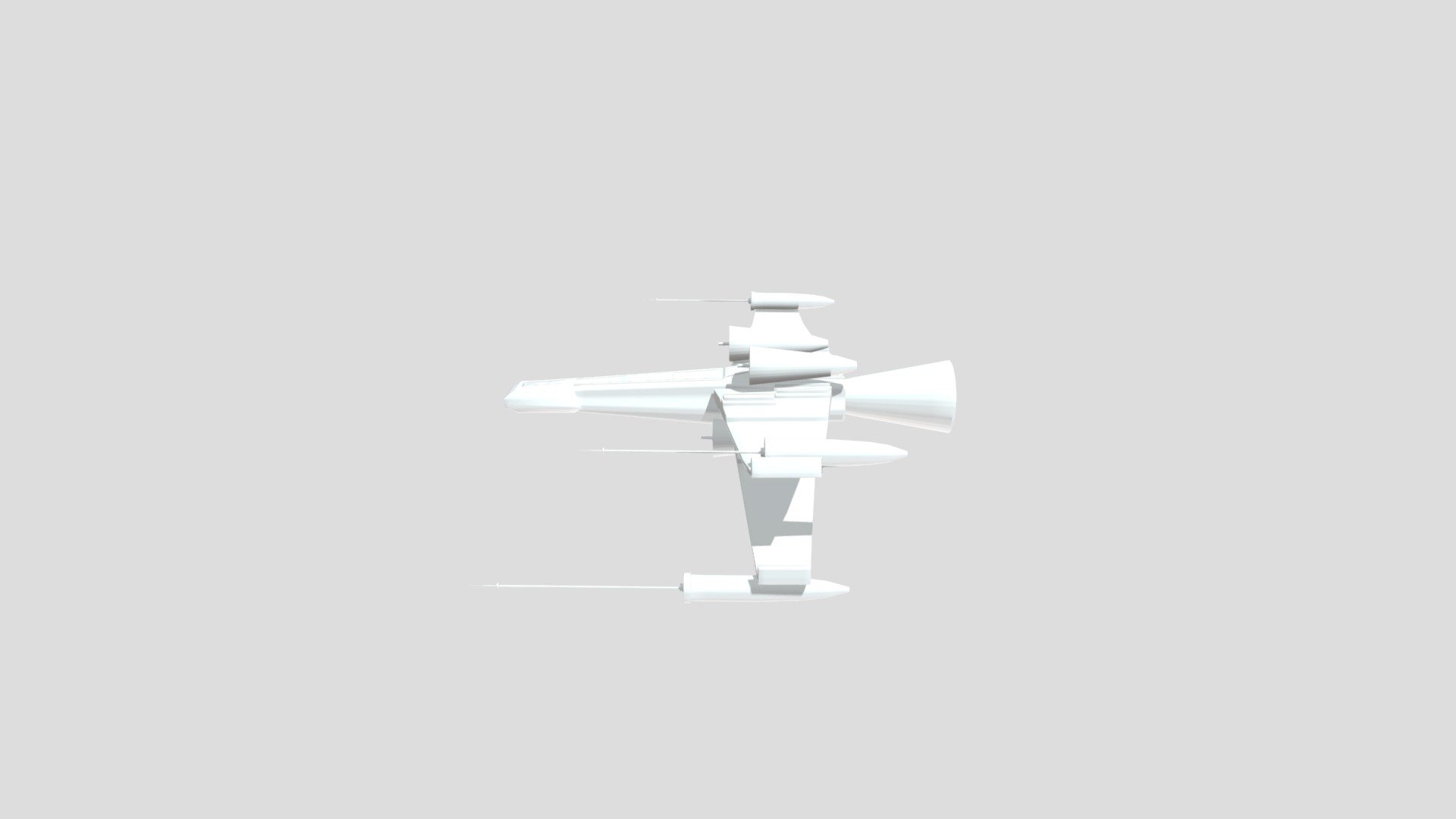 Star war jet 3d model