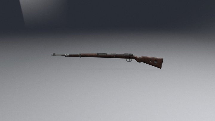 Portugal 1937 Rifle Mauser 98 3D Model