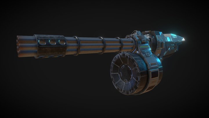 Auto Cannon - Readout: First Contact 3D Model