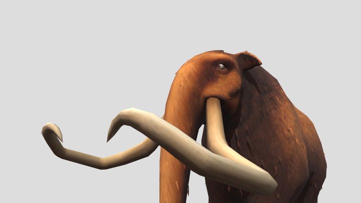 Mastodon ice age 3D Model