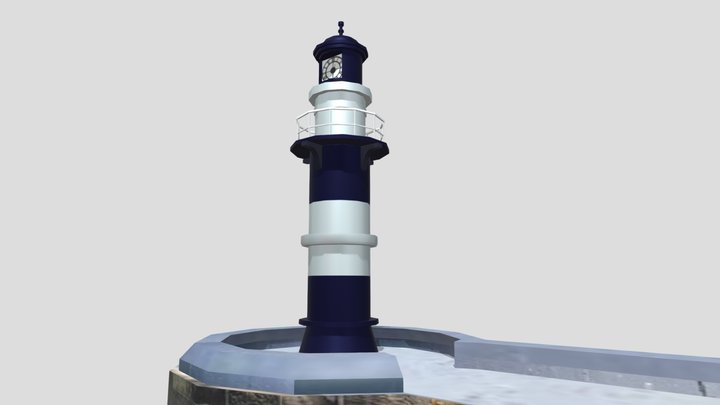 Callao lighthouse 3D Model
