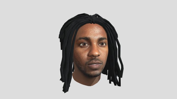 Kendrick Lamar 3D Model