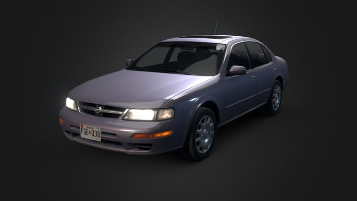 1997-1999 Nissan Maxima 3D Model