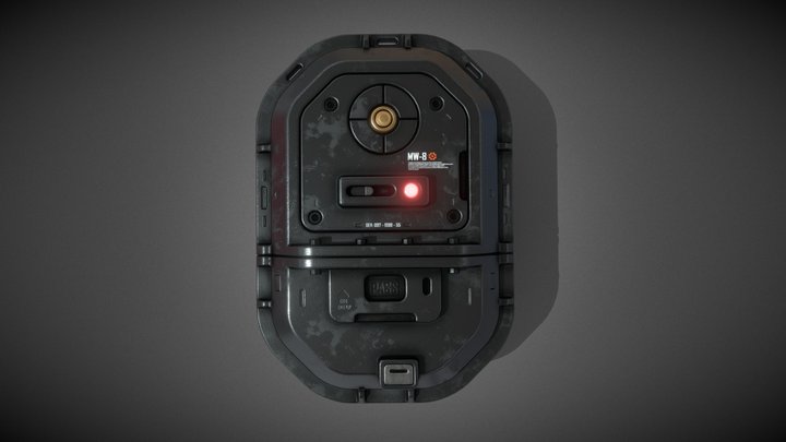 MW-8 / Tracking Device 3D Model