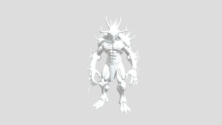 Monster inspired by Phyrexian 3D Model