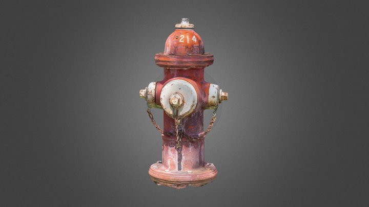 Fire Hydrant in Snowmass Village, Colorado 3D Model