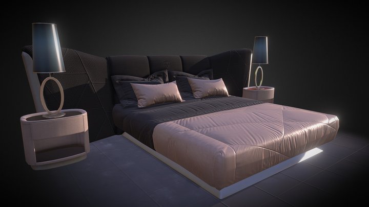 Bed 07 3D Model