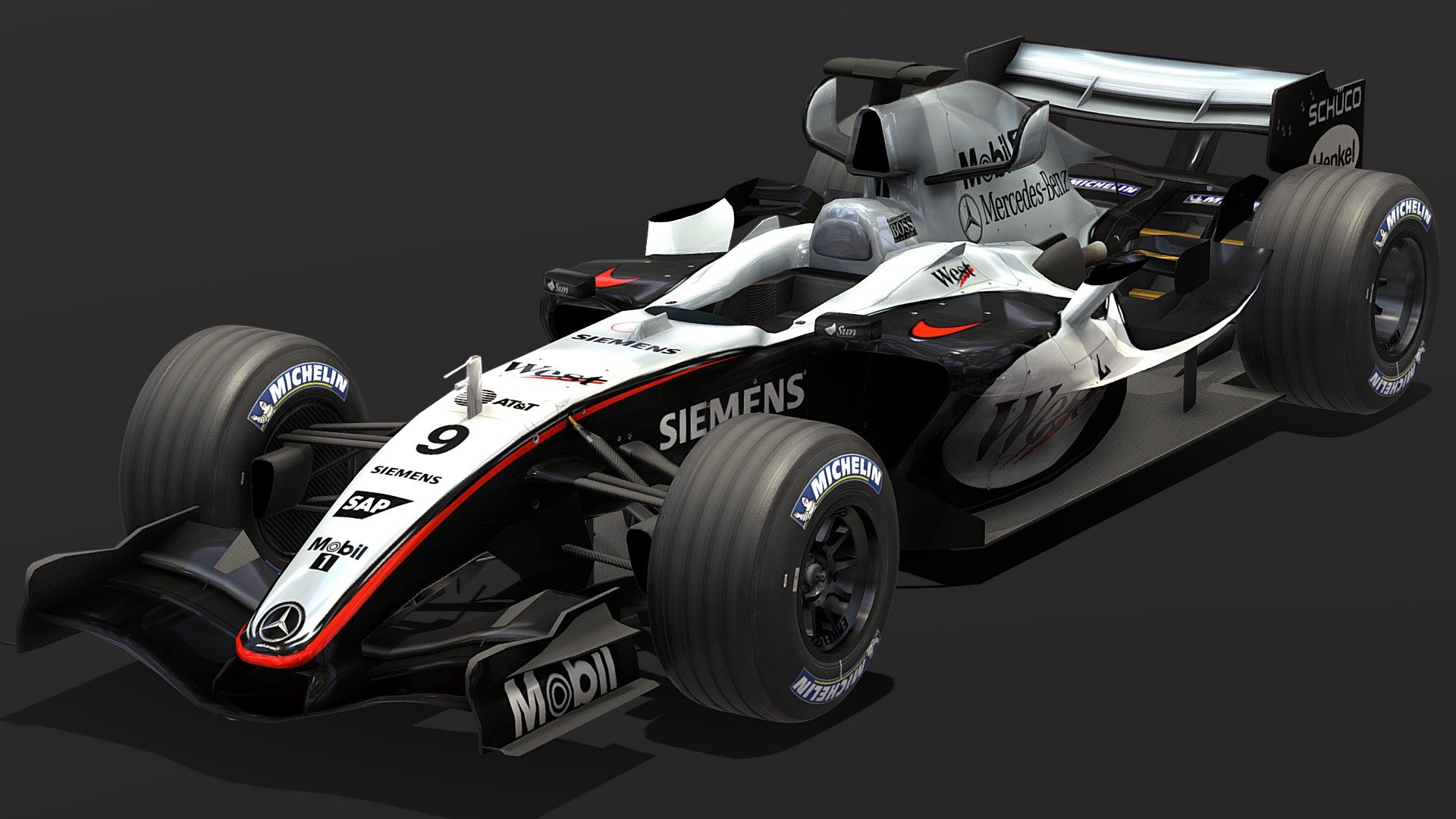 2005 McLaren MP4-20 - Download Free 3D model by Dave Love