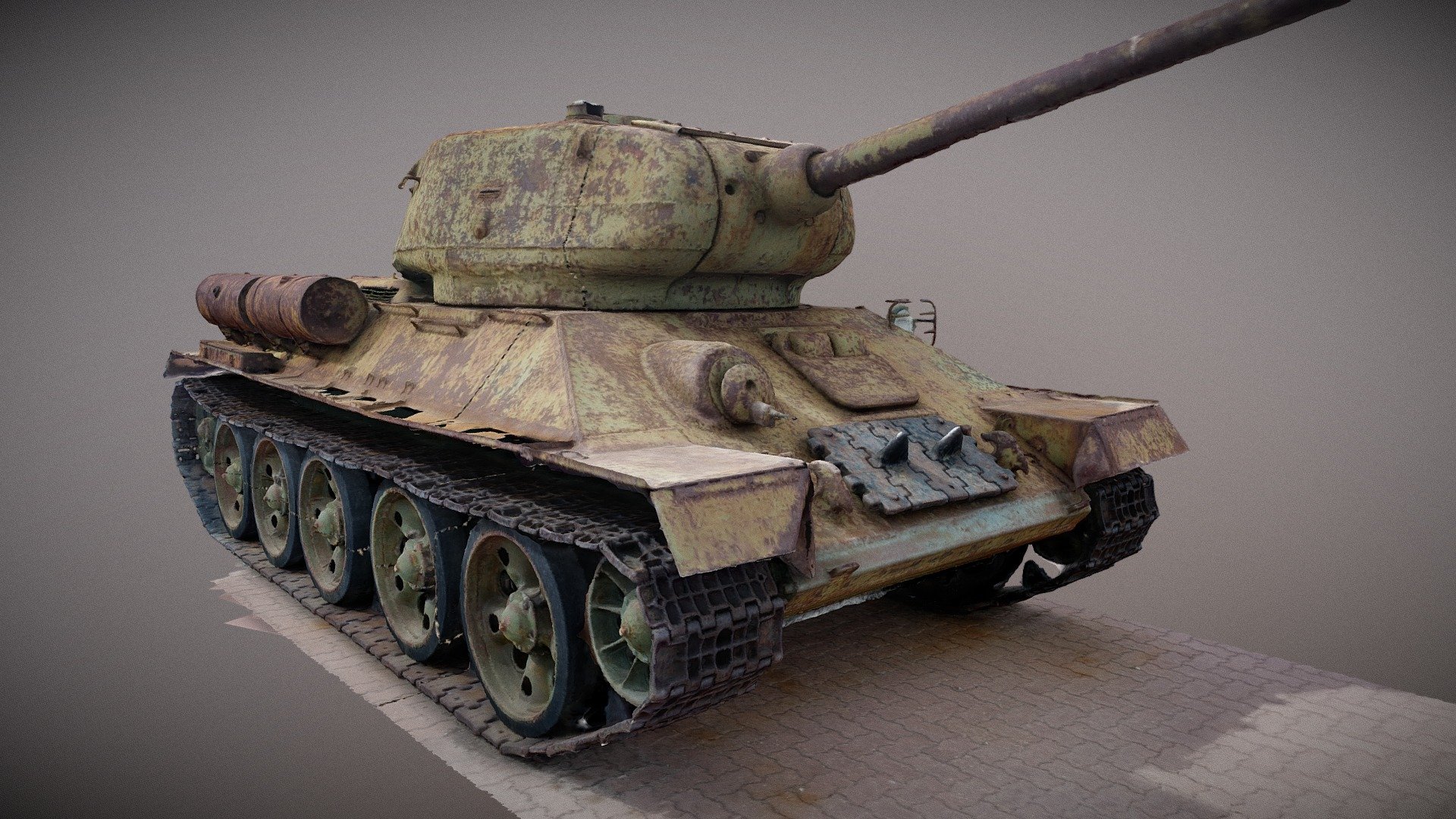 T34 76 — The Military Museums — Calgary Canada 3d Model By Memory