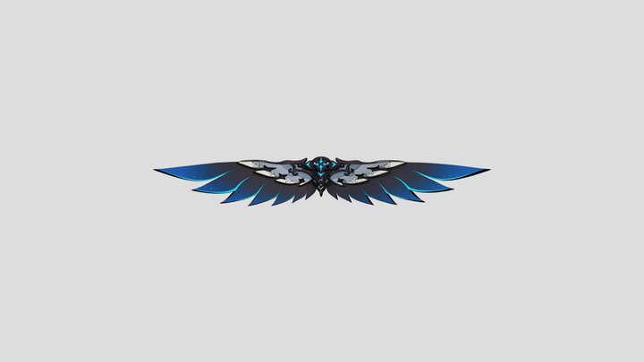 Genshin Impact Wings PS Edition 3D Model