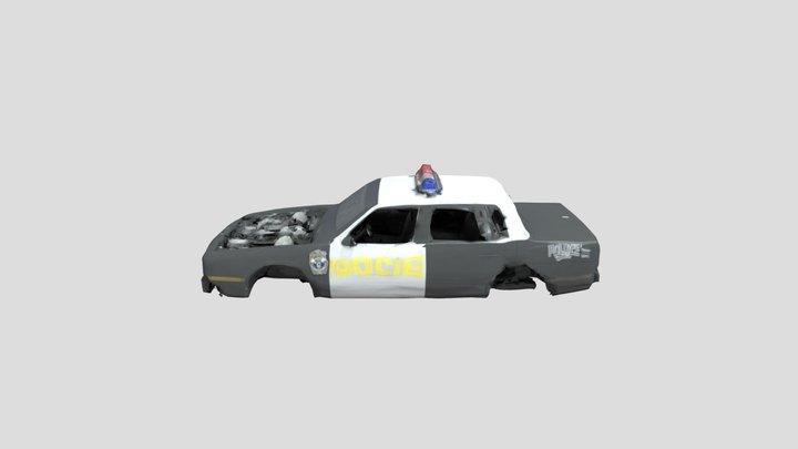 Stripped Patrol Car – Modello 3D gratuito STL
