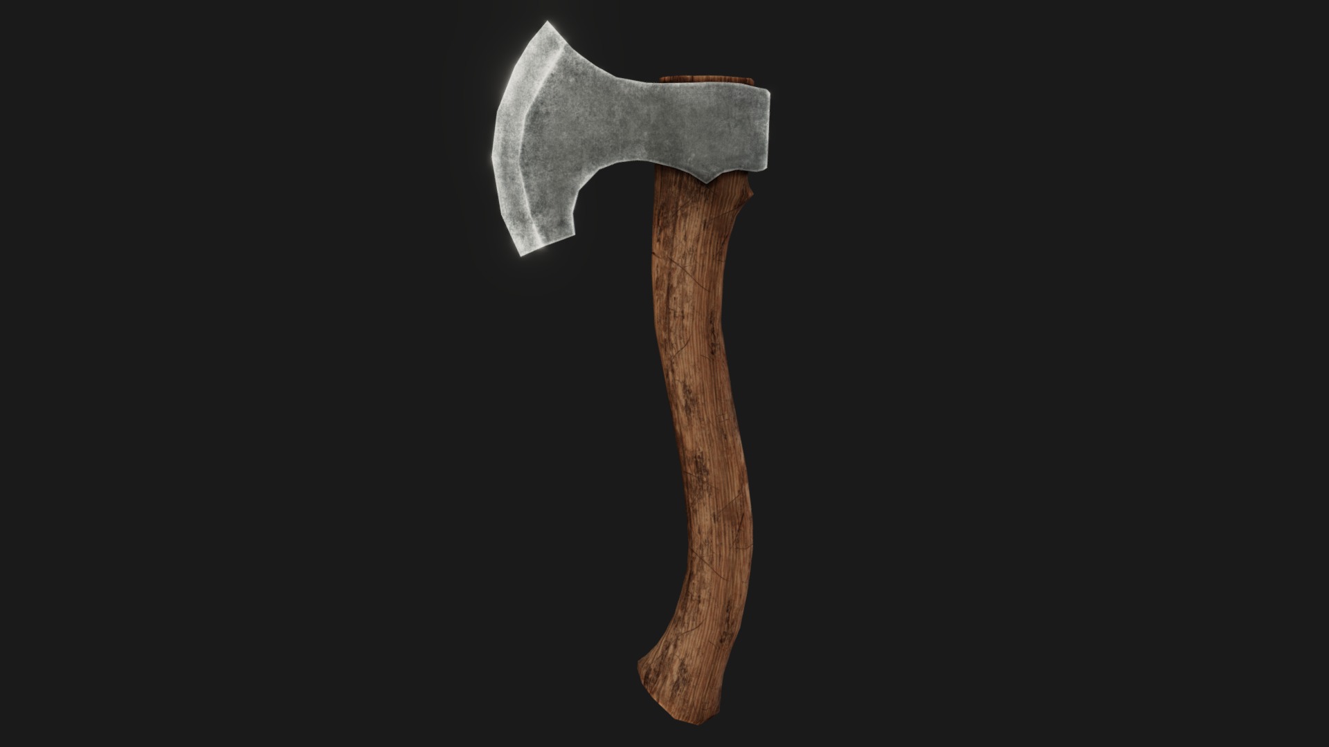 3D model Carving Axe – 3D Low Poly Model - This is a 3D model of the Carving Axe - 3D Low Poly Model. The 3D model is about a wooden axe with a white cap.