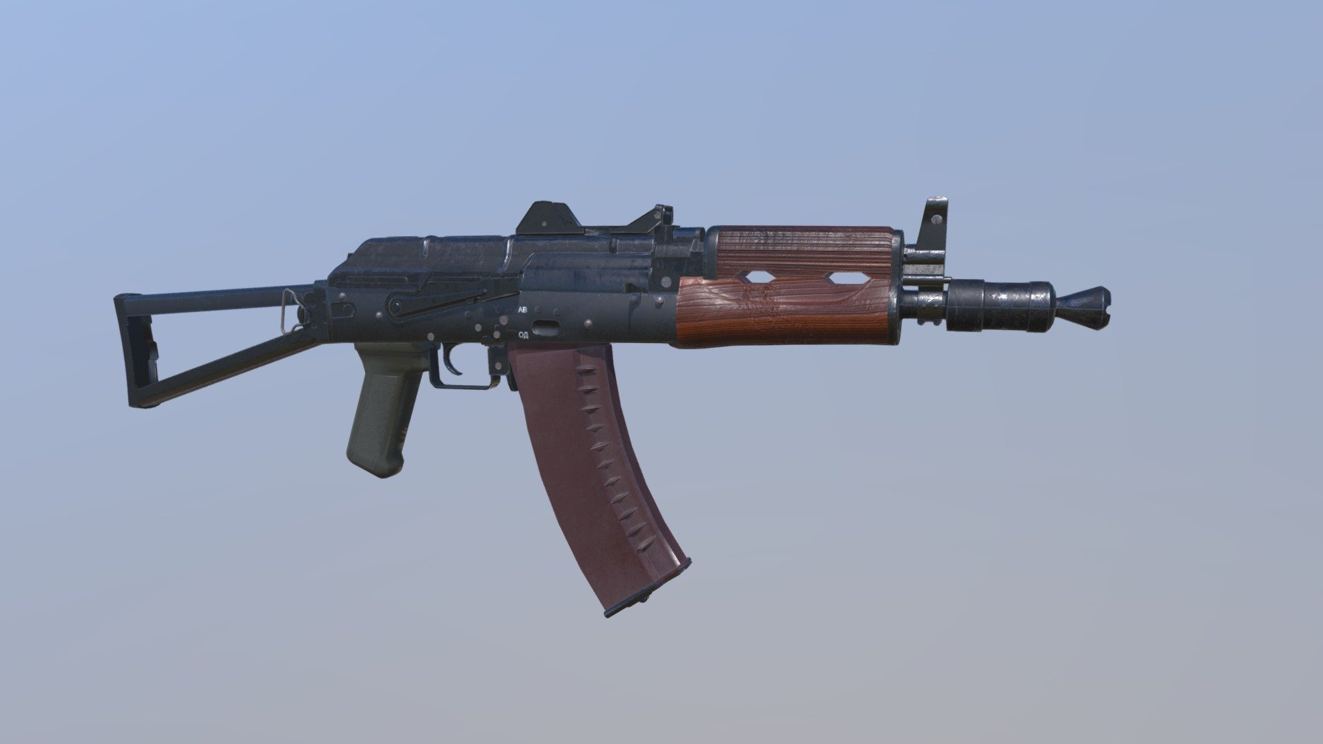 Aks74u - 3D model by Positive_Jake [95e705b] - Sketchfab