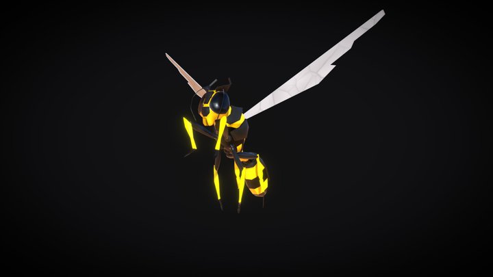 Wasp - Bee 3D Model