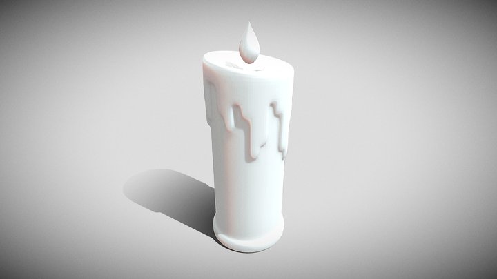Candle 3D Model